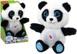 LEAN Toys Urs Panda de Pluș cu Lampă și Melodii de Leagăn 30 cm (17614)