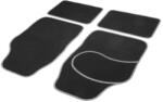Carguard Set Covorase Universale din Textil Auto - 64 x 44 cm / 44 x 29 cm - Negru, Gri (55834C)