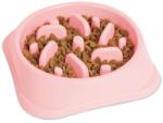 Yummie Bol pentru Hrană cu Sistem Anti-Habzsolire - 20 x 20 x 4, 5 cm - Coral (60061B)