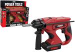 LEAN Toys Mașină de găurit cu baterii pentru copii, roșie, 3+ ani (21061) Set bricolaj copii