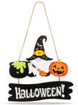 Family Decorațiune de Halloween din lemn - spiriduș - agățătoare - 24 x 15 cm (56553)