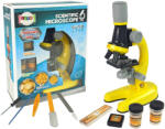 LEAN Toys Set de Microscop pentru Copii Galben - Mărire 100x, 400x, 1200x (9454)
