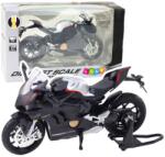 LEAN Toys Motocicleta de Jucarie, Model Sport V4, Negru (22611)