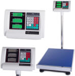 VERK GROUP Cântar electronic de platformă cu afișaj LCD, capacitate 300 kg, suprafață de măsurare din inox 50x40 cm (17003_1)