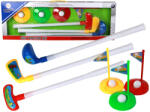 LEAN Toys Set de Mini Golf pentru Copii, 12 Piese, Multicolor (15430)