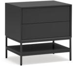 Teulat Fekete éjjeliszekrény Platt - Teulat