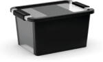 Keter Bi box tárolódoboz S fekete 11L 37x26x19cm (8452000047305)