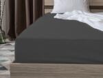  Cearsaf jersey cu lycra gri inchis 90 x 200 cm