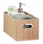 Relaxdays Bambusz rendszerező kosár keskeny 14 x15 x 31 cm (10034145_126)