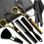 SATIS Professzionális Fodrász Olló Készlet Hajvágás Árnyékolás (ZESTAW PROFESJONALNE NOŻYCZKI )