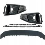 112&tech Lökhárító rács spoiler Audi A4 B9 Competition 15-19r komplett Fekete