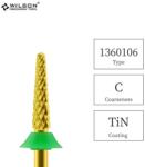  Csiszolófej Karbid kúpos 3, 1 mm - Zöld - 1360106