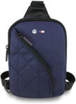 BMW telefon táska Nylon Pocket & Metal Logo Crossbody tengerészkék (BMCPBPNYPOV)