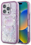 Hello Kitty HKHCP16LL50PPU iPhone 16 Pro készülékhez 6, 3 hüvelykes tok Liquid Glitter 50TH Annivers lila (HKHCP16LL50PPU)