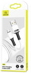 USAMS U52 microUSB 2A Fast Charge kábel 1m fehér SJ435USB01 (US-SJ435) (SJ435USB01)