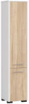 Brius Dulap baie pal tip coloana 2 usi 5 rafturi, 30x30x140 cm, organizare eficienta, alb stejar sonoma (AK-04388915)