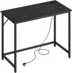 Brius Birou iluminare led priza incorporata 2 usb otel pal, 50x100x76 cm, gaming, negru (EZ-LWD141B82) Raft