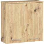 Brius Dulap baie suspendat pal 2 usi cu raft, 60x23x60 cm, depozitare eficienta, stejar artisan (AK-38160286)