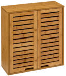 Brius Dulap suspendat 5Five Sicela cu usa si rafturi, bambus si MDF, 52x20x59 cm, natur (JJ-160816) Raft