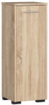 Brius Dulap de baie tip baza, cu usa reversibila si raft interior, PAL 16 mm, 30x30x85 cm, stejar sonoma (AK-04389455)