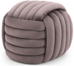 Brius Taburet tapitat Nilo, velur, 53x50x43 cm, roz pudrat (AK-04380391)