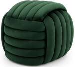 Brius Taburet tapitat Nilo, velur, 53x50x43 cm, verde smarald (AK-04380377)