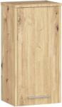 Brius Dulap baie pal suspendat usa reversibila, 30x22.5x60 cm, design cald natural, stejar artisan (AK-38160323)