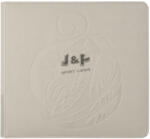 Dragon Shield Zipster XL Ashen White cipzáras 24 zsebes prémium gyűrűs album - Hamvasfehér