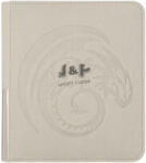 Dragon Shield Zipster Regular Ashen White cipzáras 18-zsebes prémium gyűrűs album - Hamvasfehér