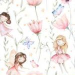  Prémium gyerek pamutvászon - 240 cm / Mesés tündér minta