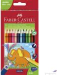 Faber-Castell Színes ceruza készlet 12db-os háromszögletű Jumbo