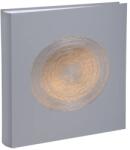 Exacompta fotóalbum (29x32cm, 60old, 300 fotó) pasztellszürke, arany mintás