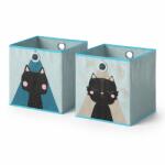 Vicco cicás összecsukható tárolódoboz - 30 × 30 × 30 cm