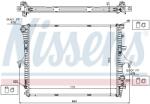 Audi Q7 2005-2009 - Vízhűtő Nissens