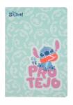 Patio A5-ös méretű, 60 lapos, kockás füzet, Stitch mintával, Disney, margóval (74937.ptr)