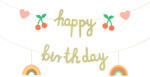 Banner Happy Birthday, mix, 100x18 cm (GRL118)