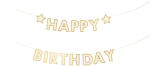 Banner Happy Birthday mix, 220x14.5 cm (GRL117)