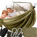 Asato Függőágy Szúnyoghálóval Túra Napozóágy Túlélő Piknik Nagy 250KG-IG (HAMAK Z MOSKIETIERĄ LEŻAK TURYSTYCZNY )