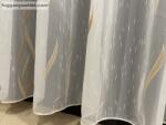 fuggonyoutlet Voile, Azra, krém alapon arany, 200x175 cm