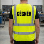  Feliratozott láthatósági mellény - Munkavédelmi mellény céges logóval