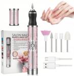  Körömmaró Gép Manikűr Pedikűr Vezeték Nélküli Usb készítő készlet (zhenzudishangmao)