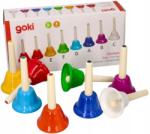 Goki Zenei csengő 8 db színes oktatási gyerekeknek 3+ (41505)