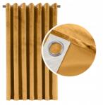  Sötétítő Velúr Függöny 90% Vastag gurulós Sárga 140x250 (5905080706161)