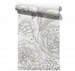  Tapéta Finoman Peonie Virágok flizelin vagy öntapadós (1m2) (#296)