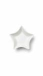  Sosiera din portelan, in forma de stea, alba, pentru sosuri si dressing (Sosiera SM-5018)