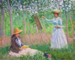 Figured Art Set pictura pe numere, cu sasiu, In padurea Giverny - Monet, 40x50 cm (FA10110-Y)