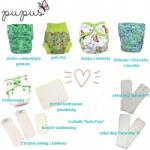 Pupus Közepes Méretű Mosható Pelenka Szett 5-16kg (5900949542553)