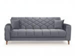  Canapea Melissa cu Lada Depozitare 3 locuri Tapiterie Dark Grey (C3109-7986) Canapea