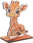 Craft Buddy Комплект за диамантена бродерия Craft Buddy - Crystal Art Buddies, Жираф (CBCAFGR-31GEN039)