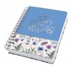 Sigel Spirálfüzet "Jolie", Ködös rétek, A5, pontozott, 120 lap, keménytáblás (JN619)